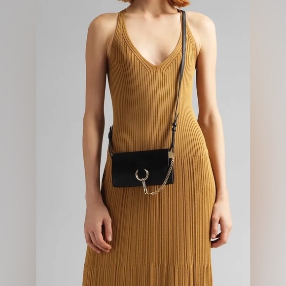 AUTHENTIC Chloe Faye Small Black Crossbody Bag - Picture 12 of 12